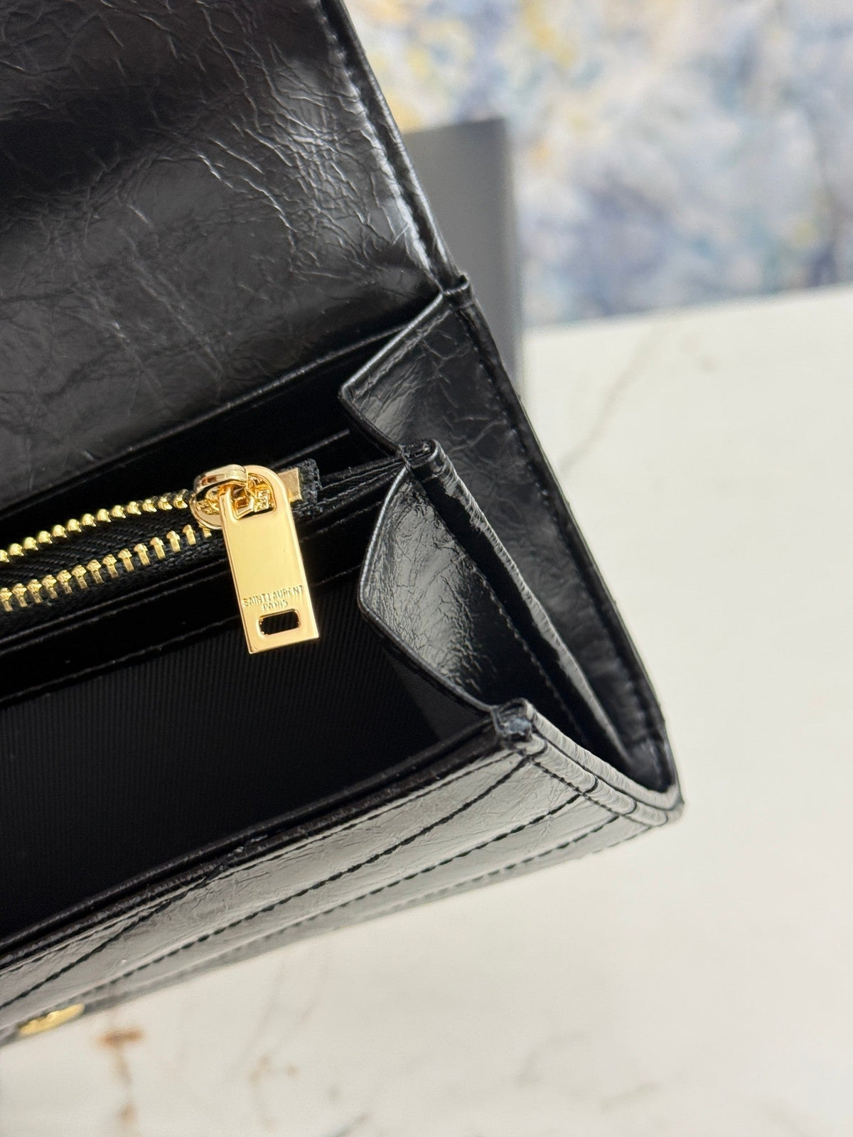 Cassandre Metalasse Large Flap Wallet