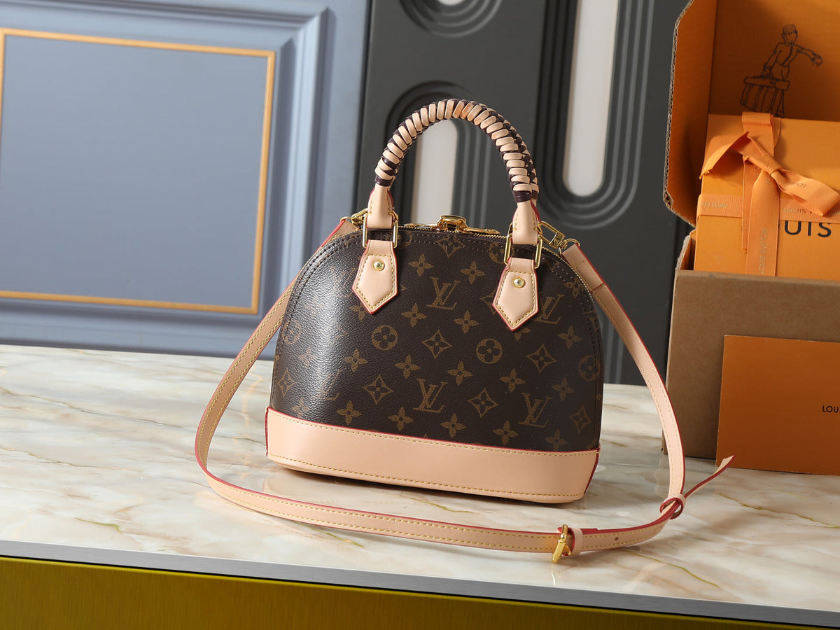 BB-Inspired Handbag with Wrapped Handle
