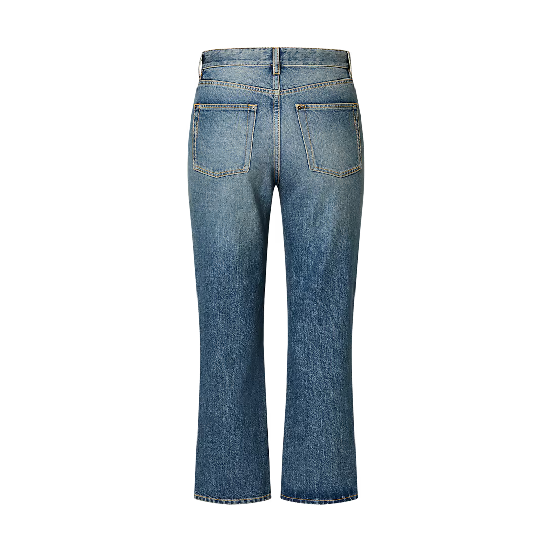 LV Monogram Patch Jeans