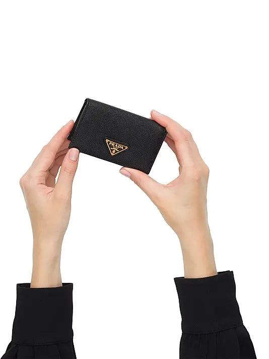 Saffiano Leather Card Holder