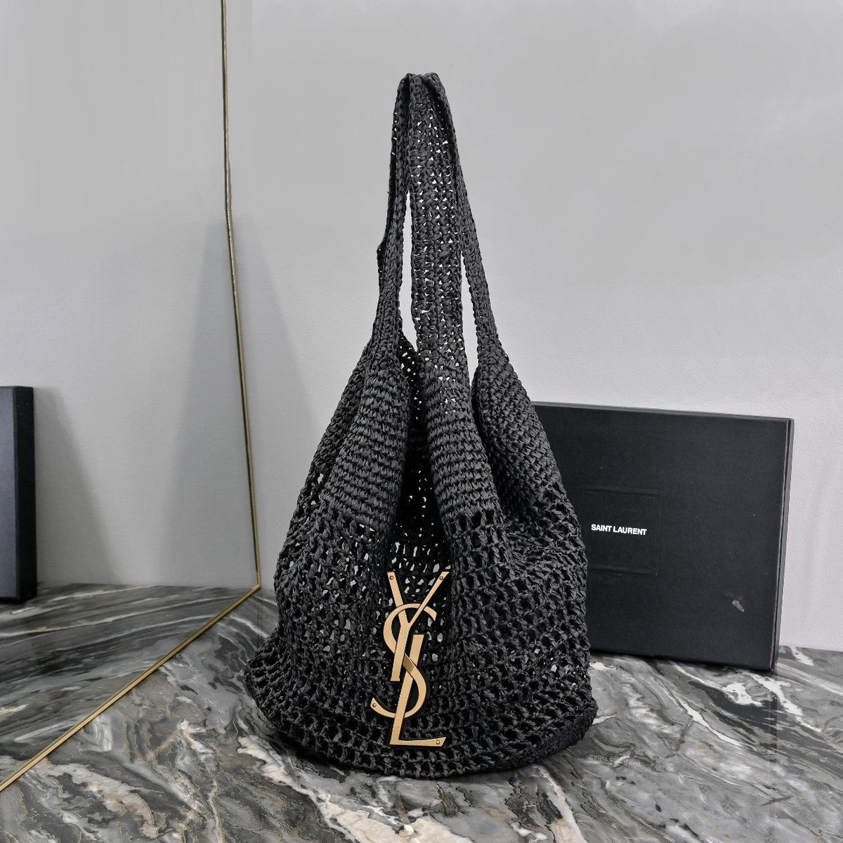 Icare Maxi Raffia Handbag