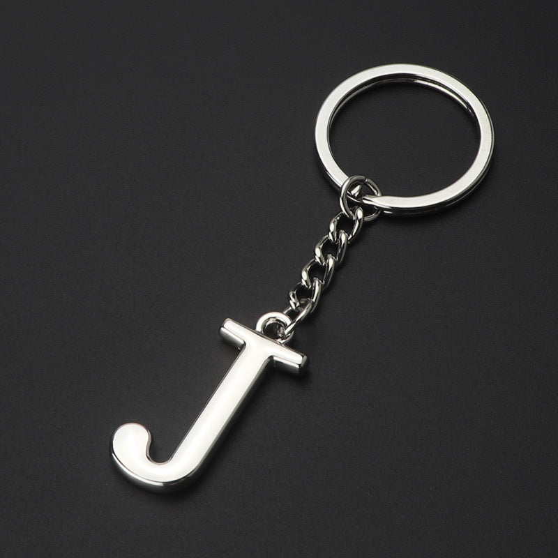 English Alphabet Keychain Keychain Personal Name Letter Pendant