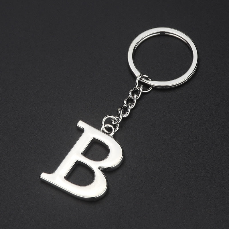 English Alphabet Keychain Keychain Personal Name Letter Pendant