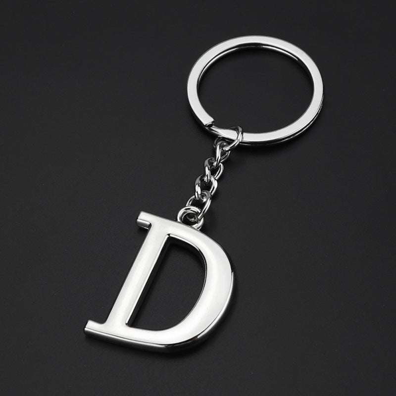 English Alphabet Keychain Keychain Personal Name Letter Pendant