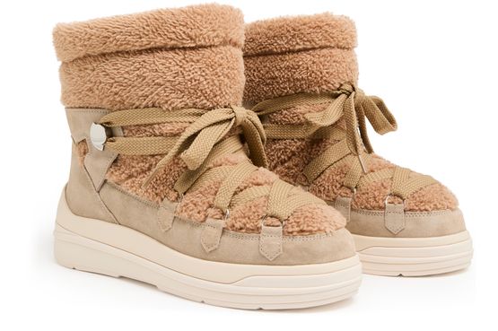 Insolux Faux Fur & Suede Snow Boots