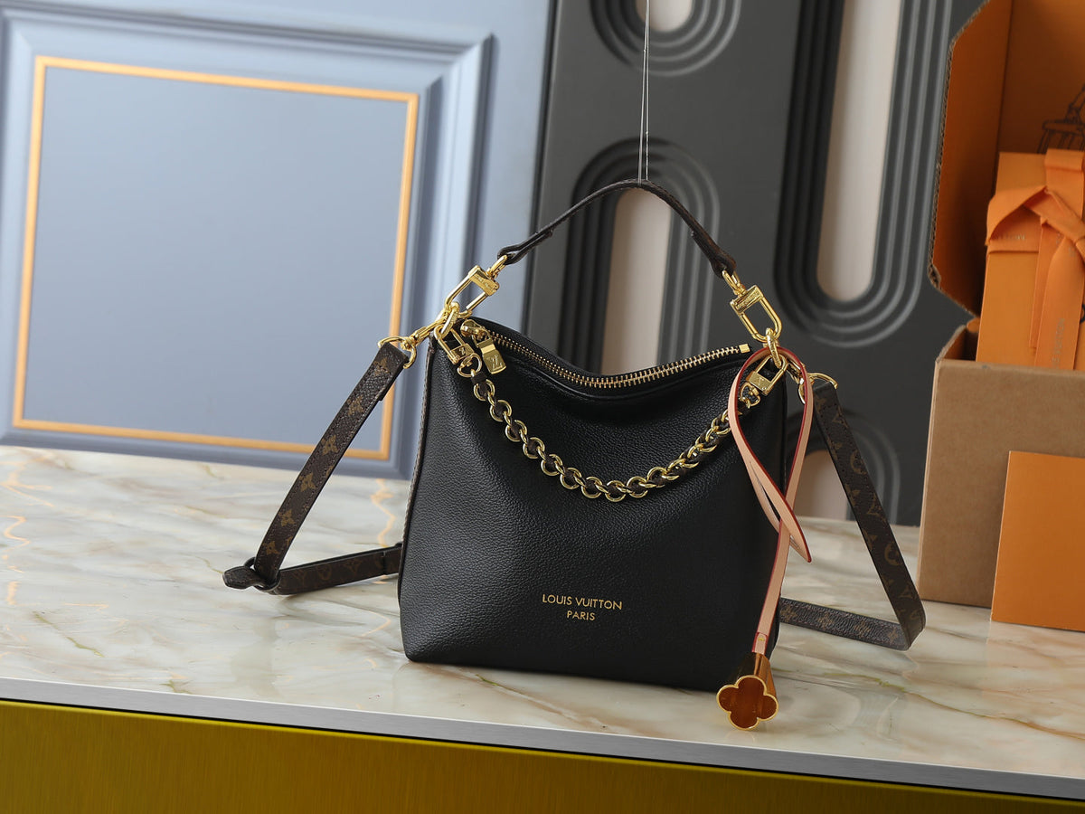 LV Multipass Handbag With Gold-Toned Braided Chain