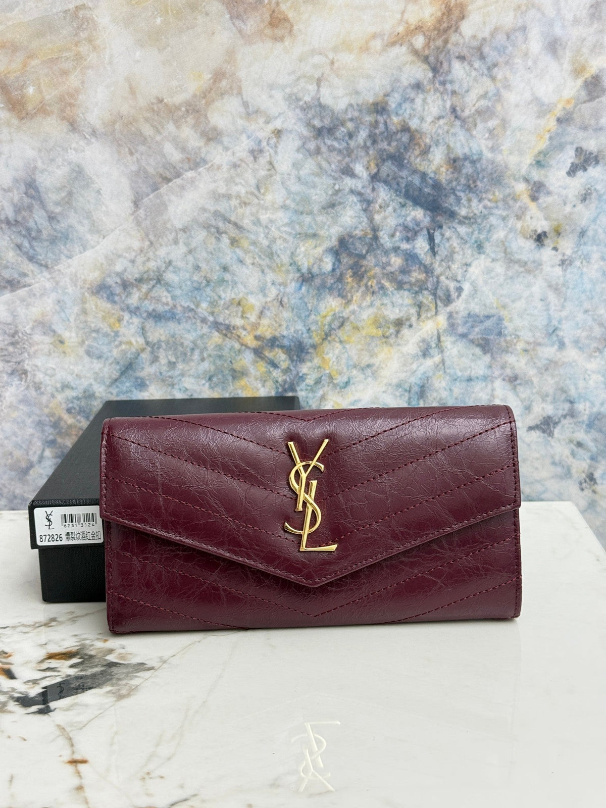 Cassandre Metalasse Large Flap Wallet