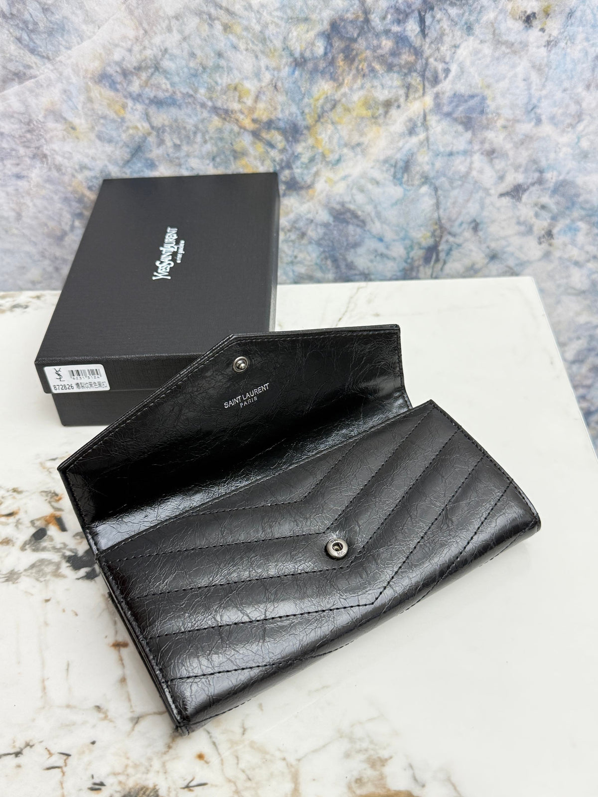 Cassandre Metalasse Large Flap Wallet