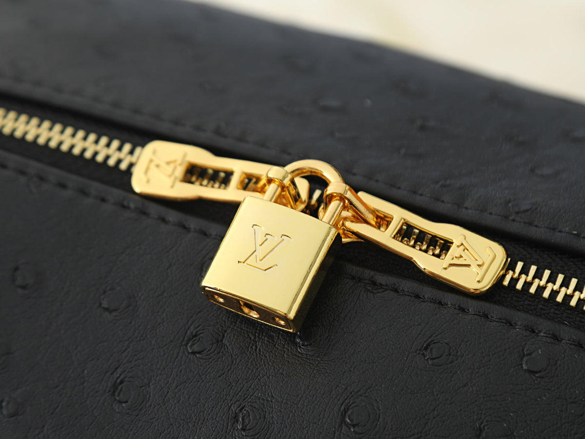 LV Express Handbag In Black Leather
