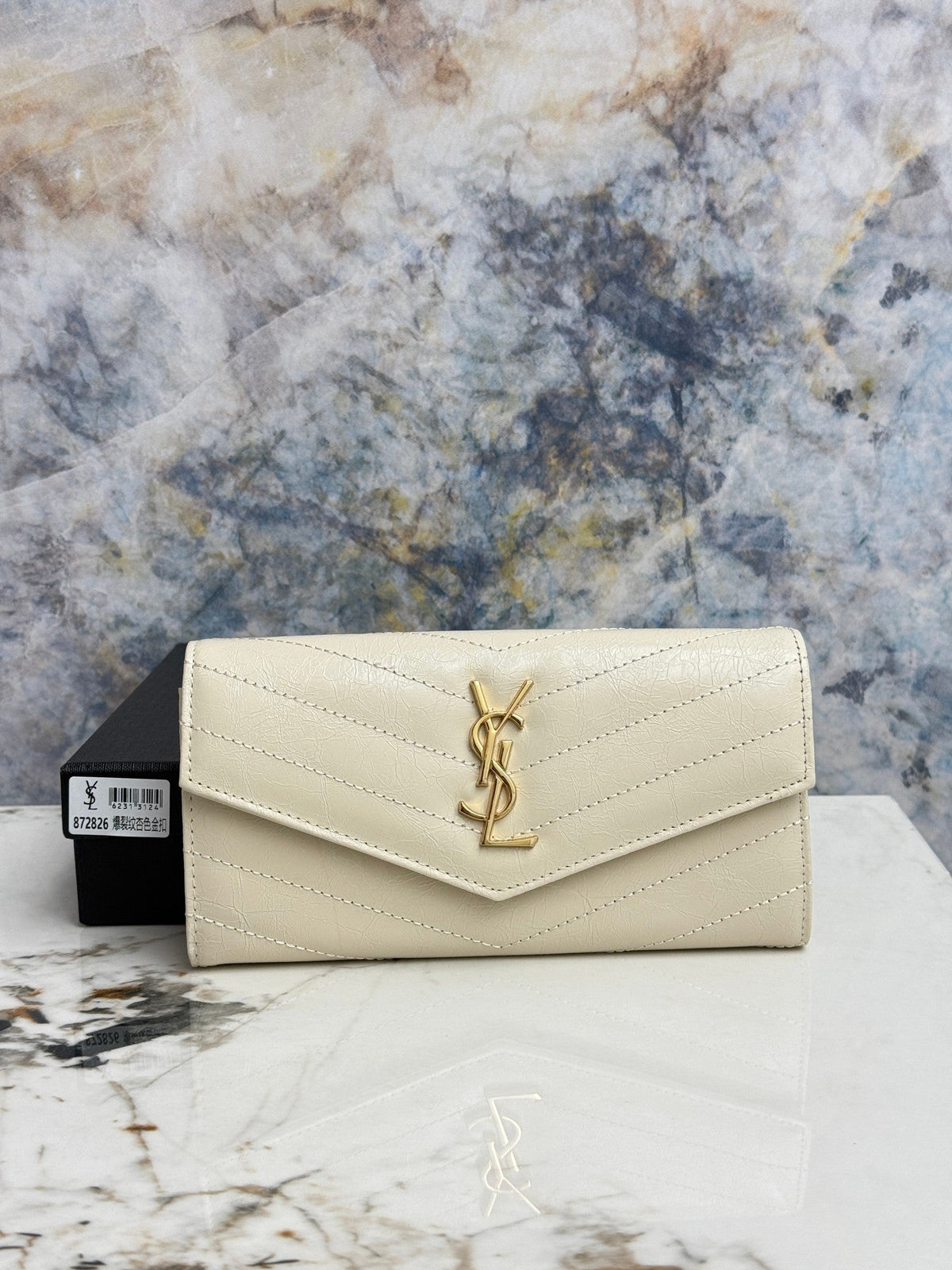 Cassandre Metalasse Large Flap Wallet