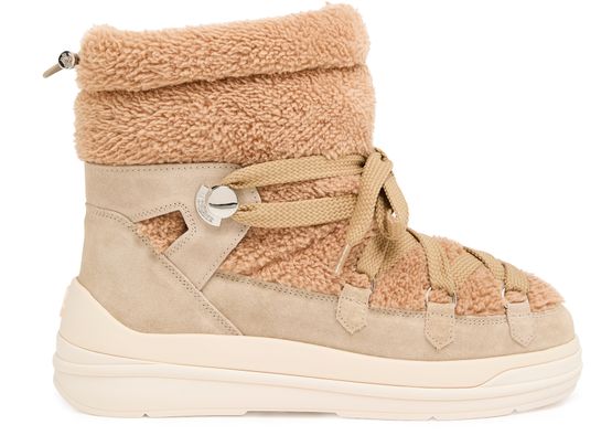Insolux Faux Fur & Suede Snow Boots