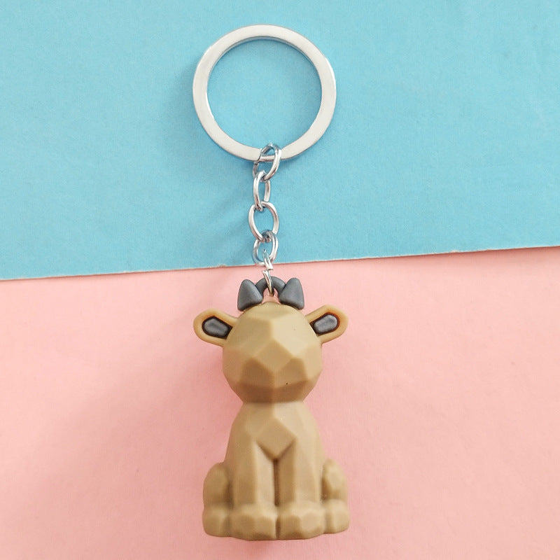 Cut Dinosaur Bag Cute Cartoon Doll Keychain Pendant