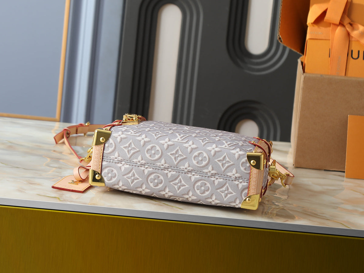 Side Trunk MM Monogram Embleme Jacquard Cavas