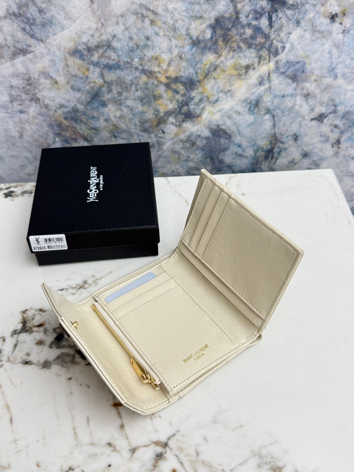 Cassandre Compact Tri-Fold Wallet