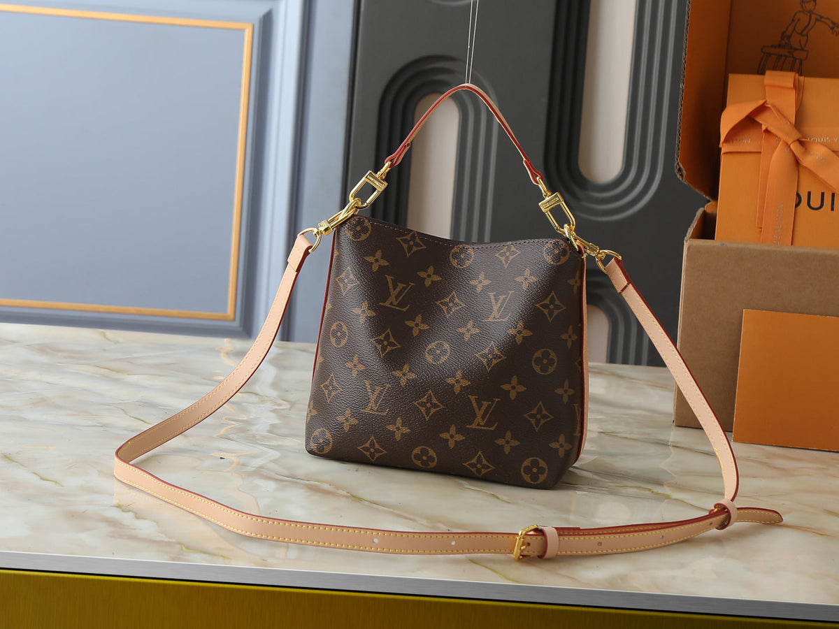 LV Multipass Handbag With Gold-Toned Braided Chain