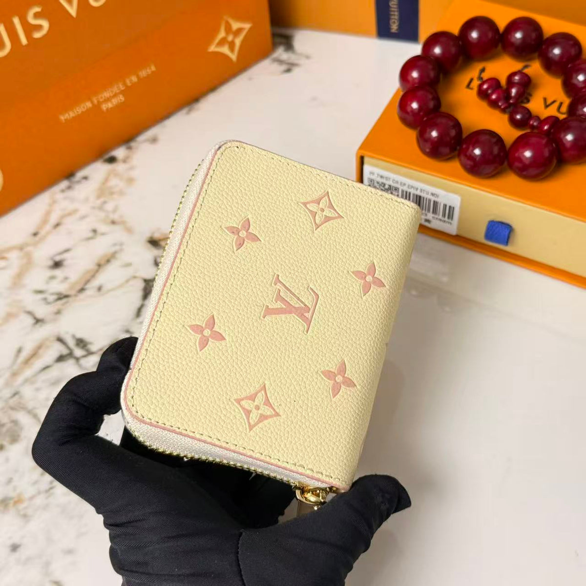 Cléa Wallet Monogram Empreinte Leather
