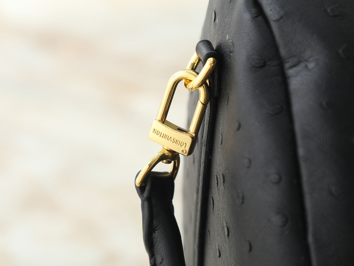 LV Express Handbag In Black Leather