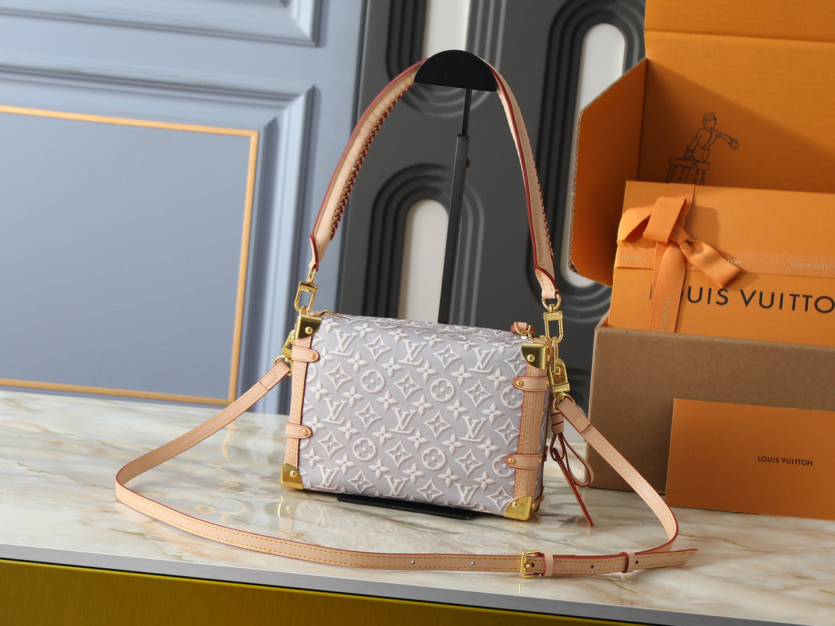 Side Trunk MM Monogram Embleme Jacquard Cavas