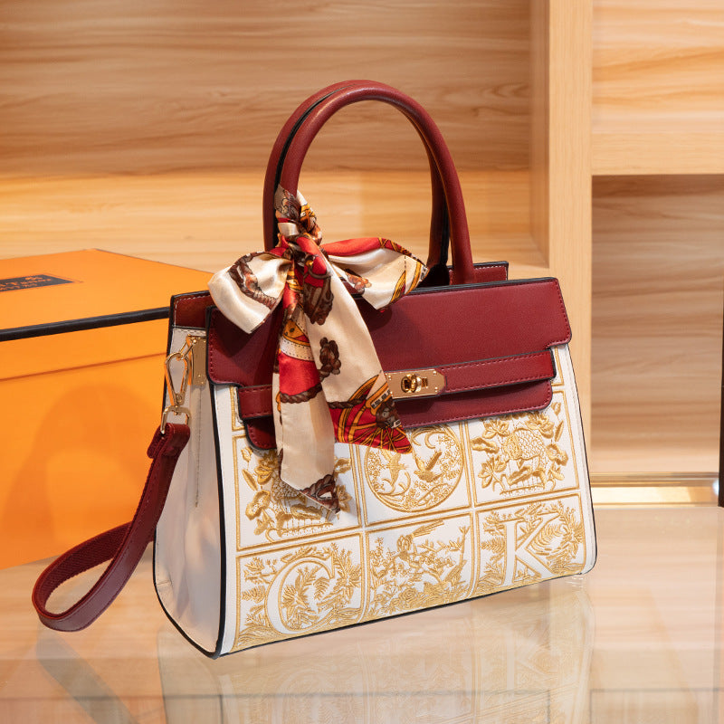 Rare Embroidered Chinese-Style Bag For Women