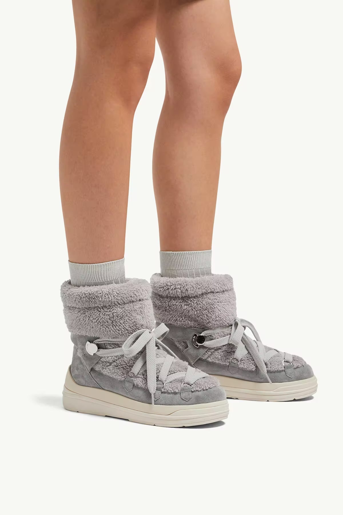 Insolux Faux Fur & Suede Snow Boots