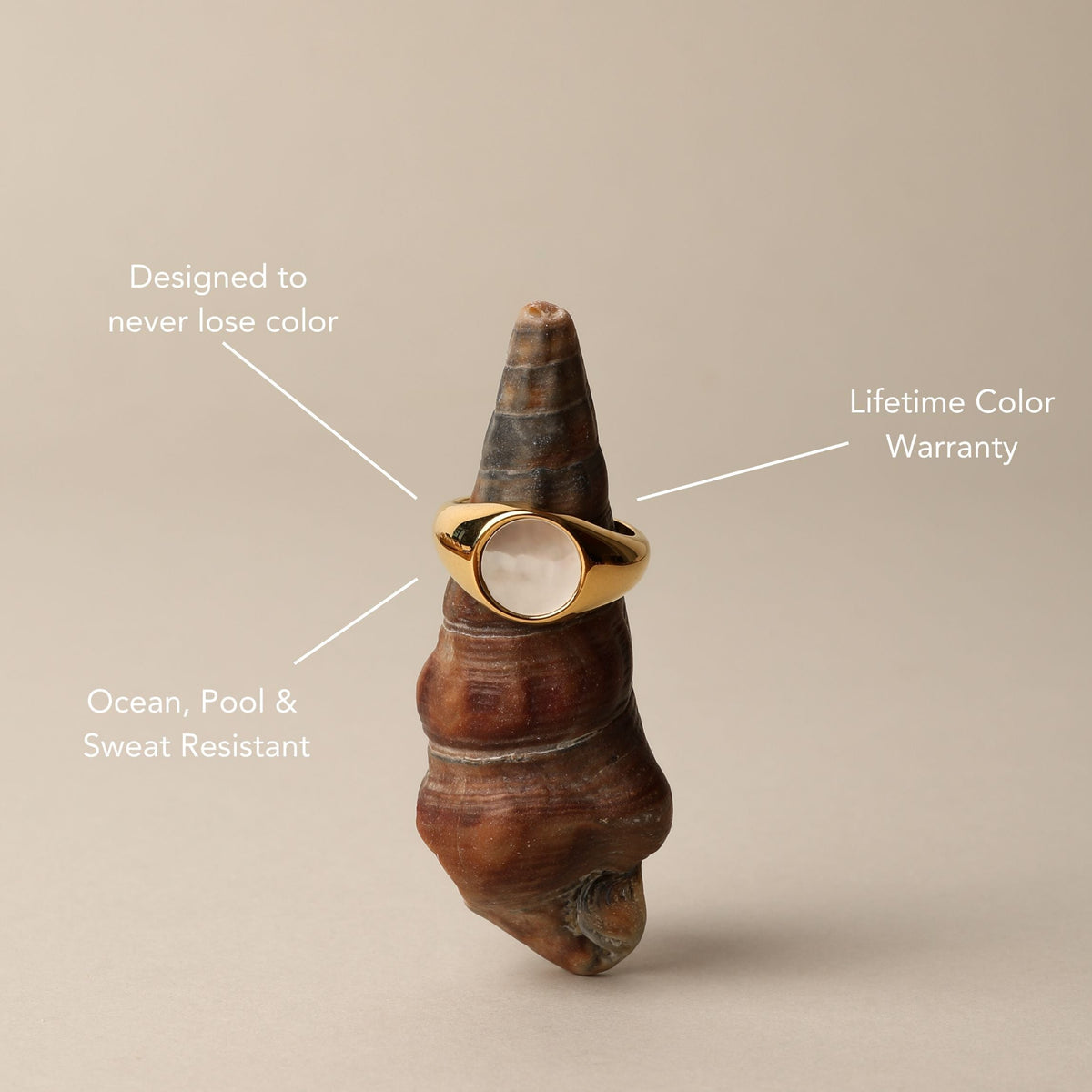 Mother Of Pearl Ring