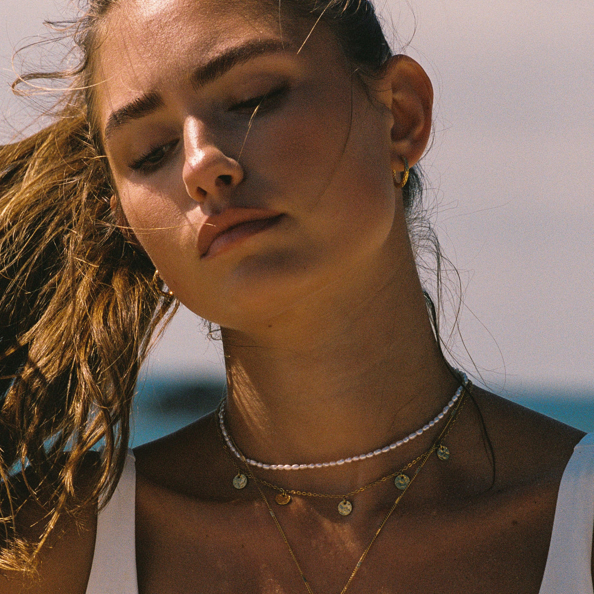 Hammered Hoops Earrings